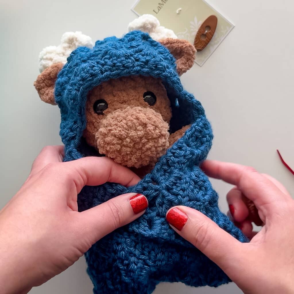 amigurumi swaddle blanket crochet project crochet project detail 5