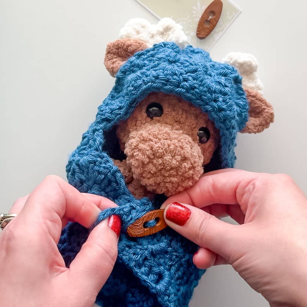 amigurumi swaddle blanket crochet project crochet project detail 6