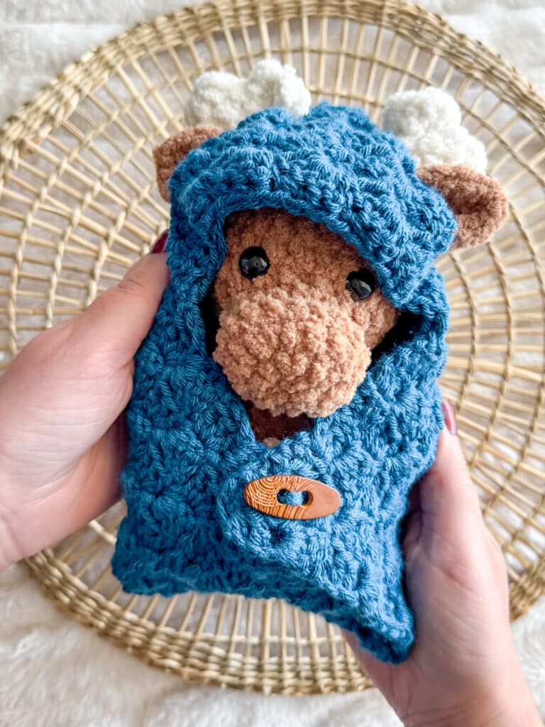 amigurumi swaddle blanket crochet project crochet project detail 7