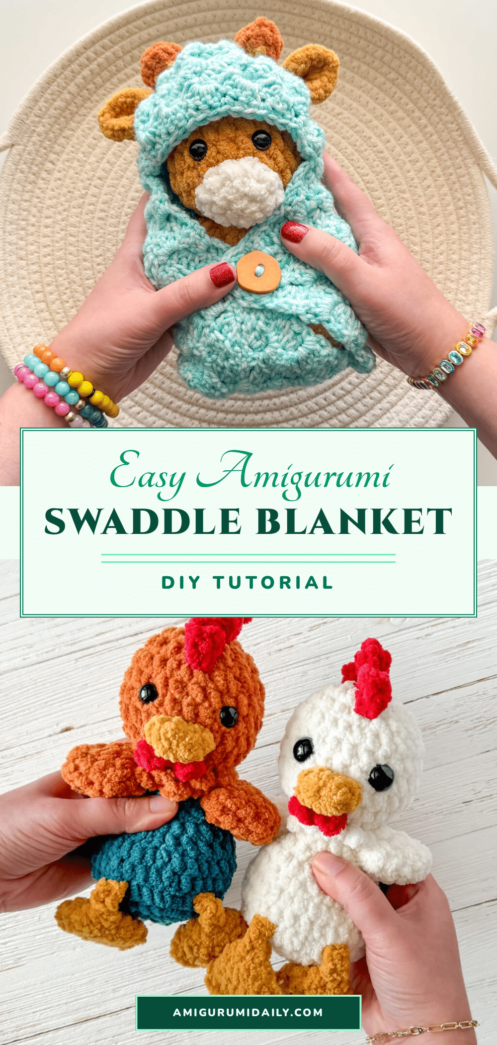 amigurumi swaddle blanket crochet pattern