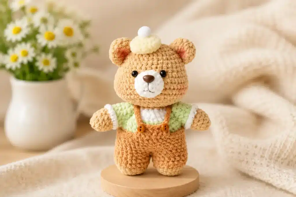 baby bear amigurumi pattern - featured image
