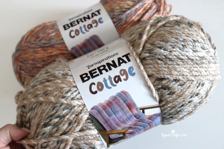 Bernat Cottage Pumpkin crochet project crochet project detail 12
