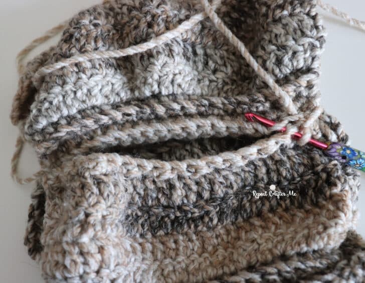 Bernat Cottage Pumpkin crochet project crochet project detail 7