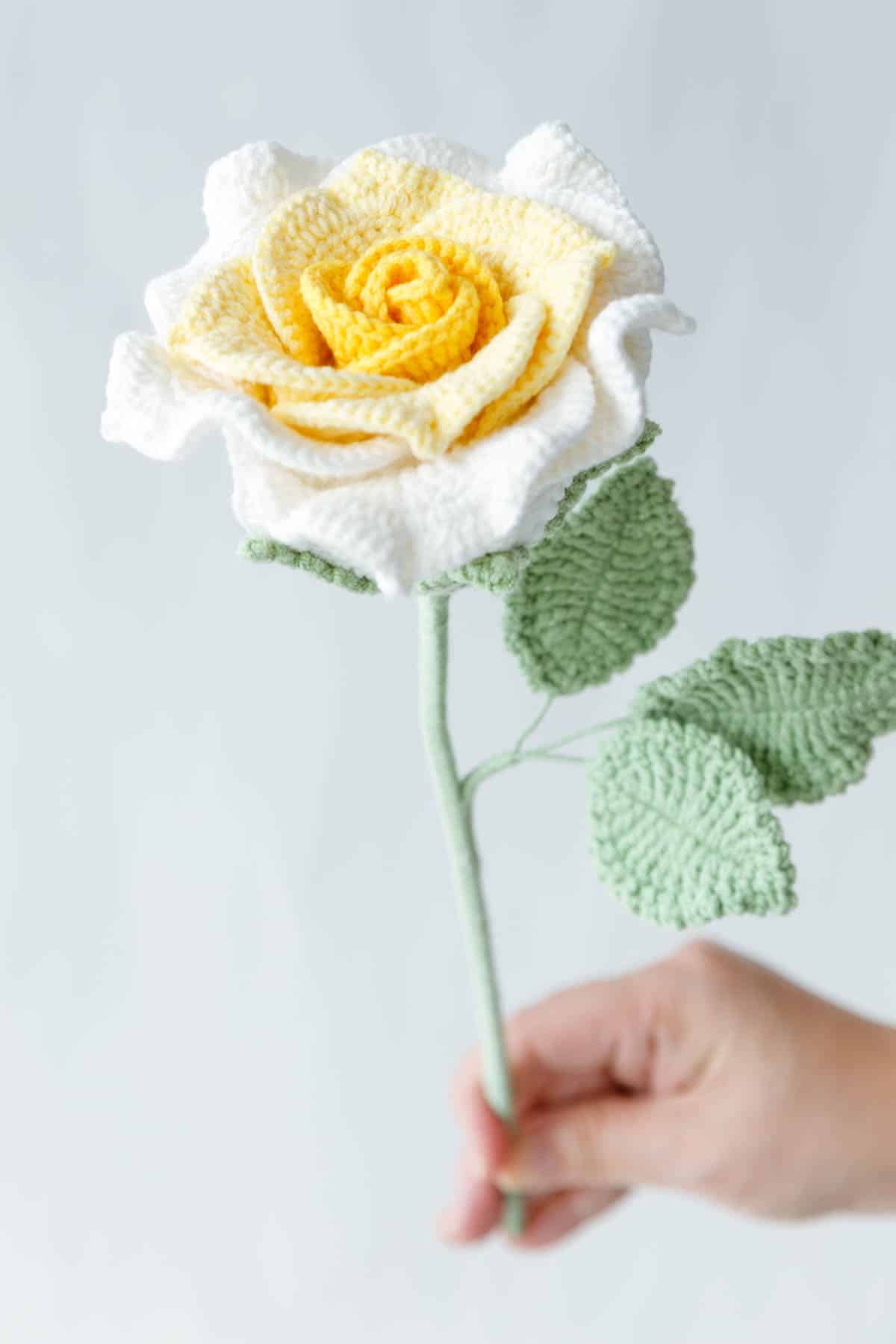 Big Thai Rose Pattern crochet project crochet project detail 5