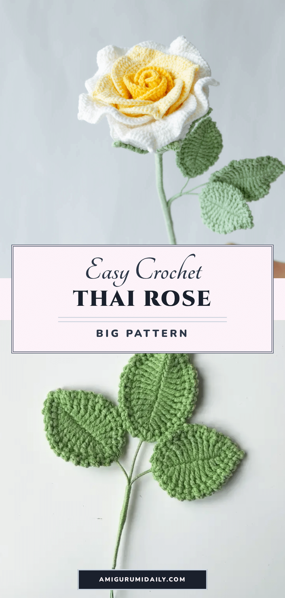 Big Thai Rose Pattern crochet pattern