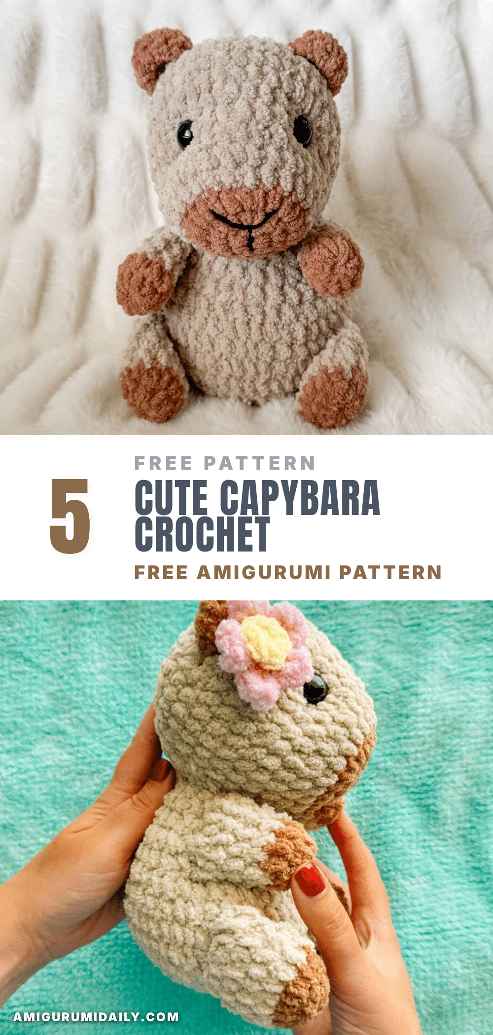 capybara crochet pattern crochet pattern