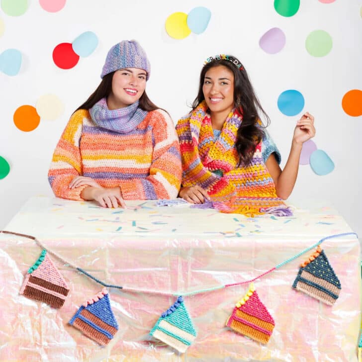 Caron Cakes 10th Anniversary Crochet Blanket crochet project crochet project detail 4