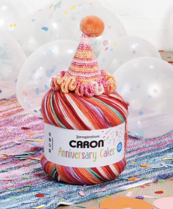 Caron Cakes 10th Anniversary Crochet Blanket crochet project crochet project detail 5