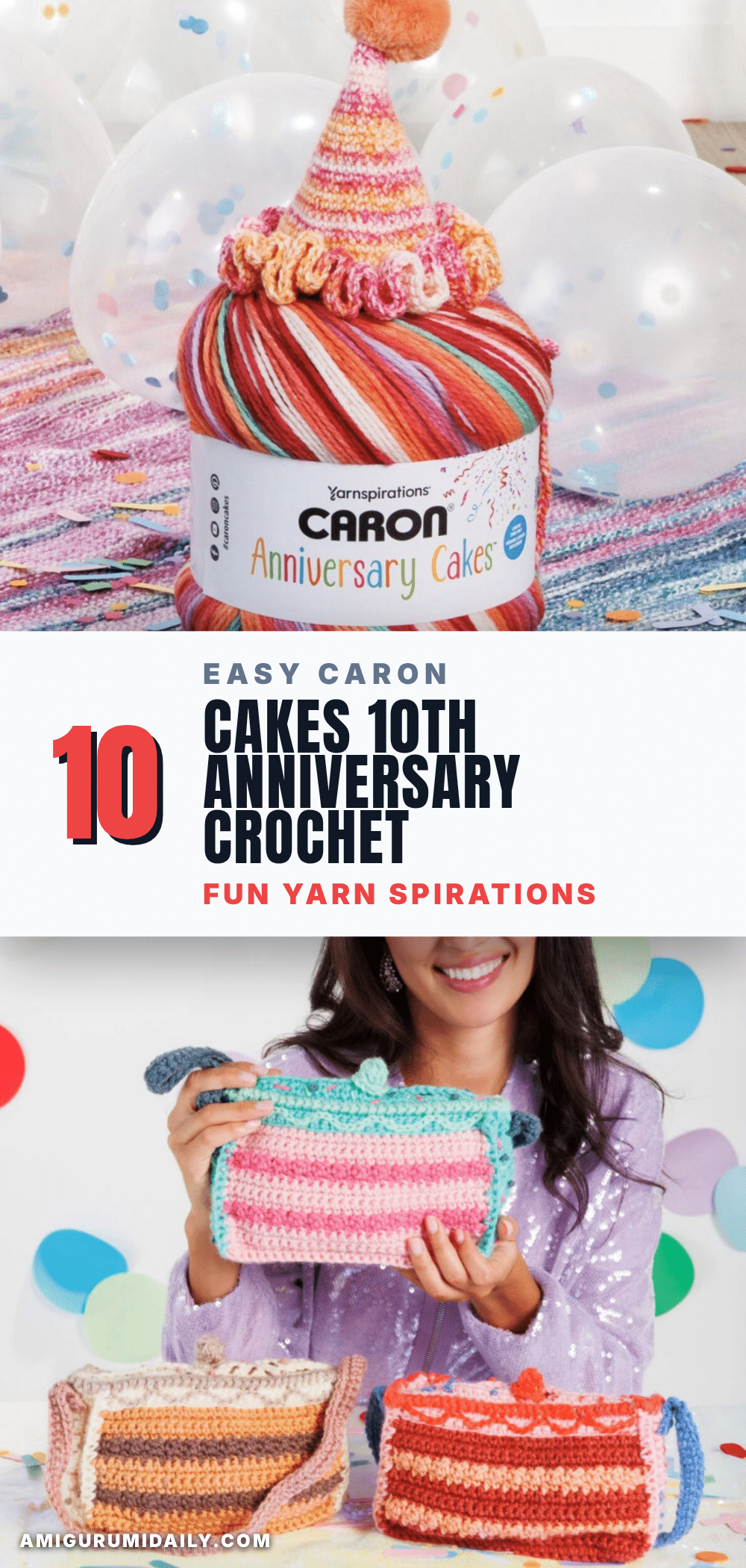 Caron Cakes 10th Anniversary Crochet Blanket crochet pattern