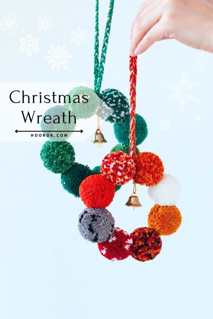 chunky christmas wreath - featured image