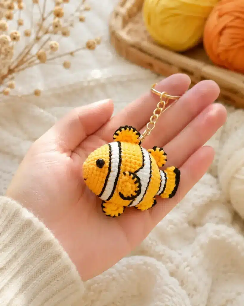 clownfish amigurumi pattern crochet project crochet project detail 1