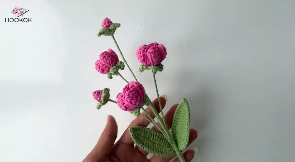 crochet androsace flower pattern crochet project crochet project detail 2