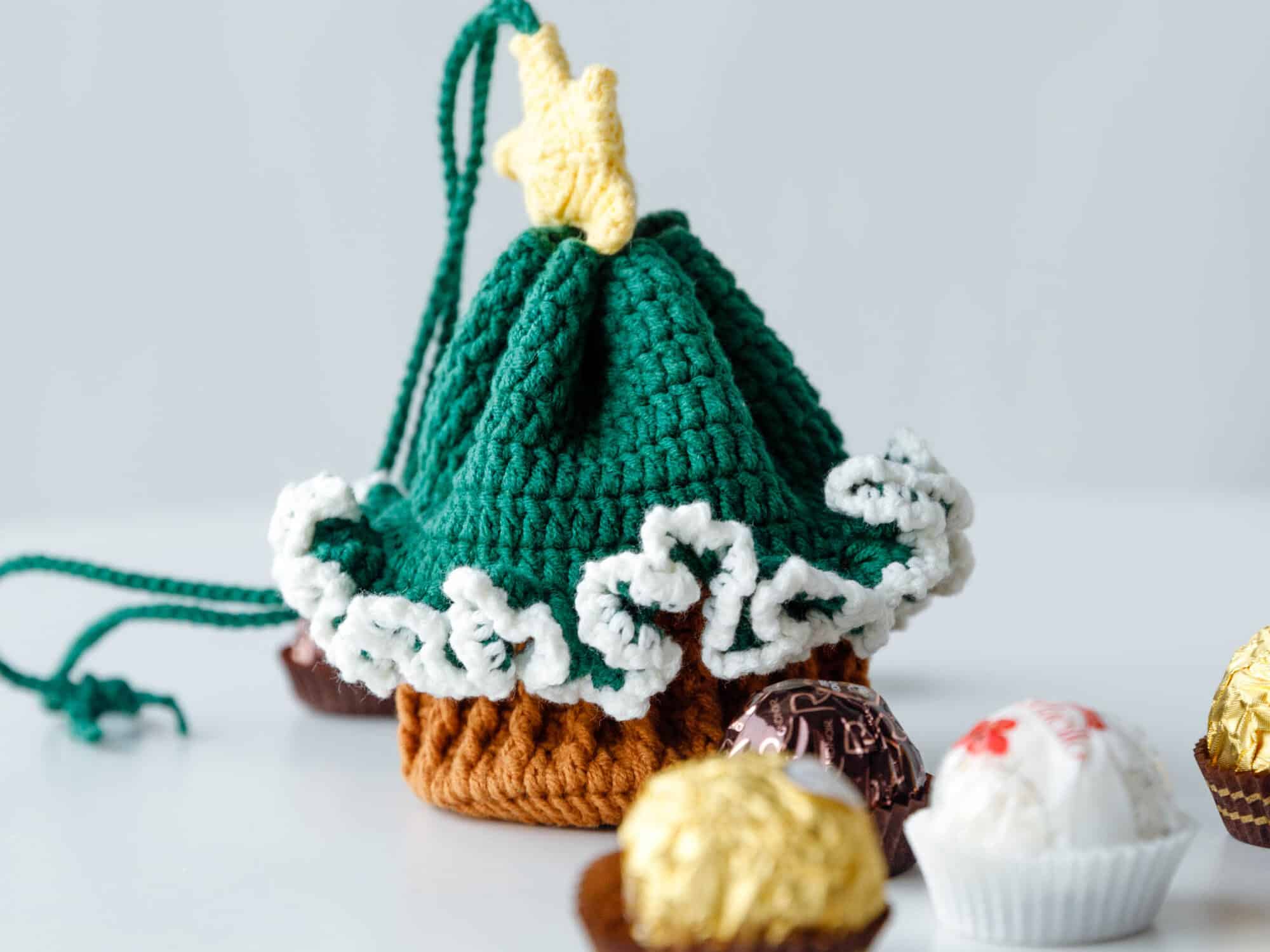 crochet christmas tree mini bag crochet project crochet project detail 1