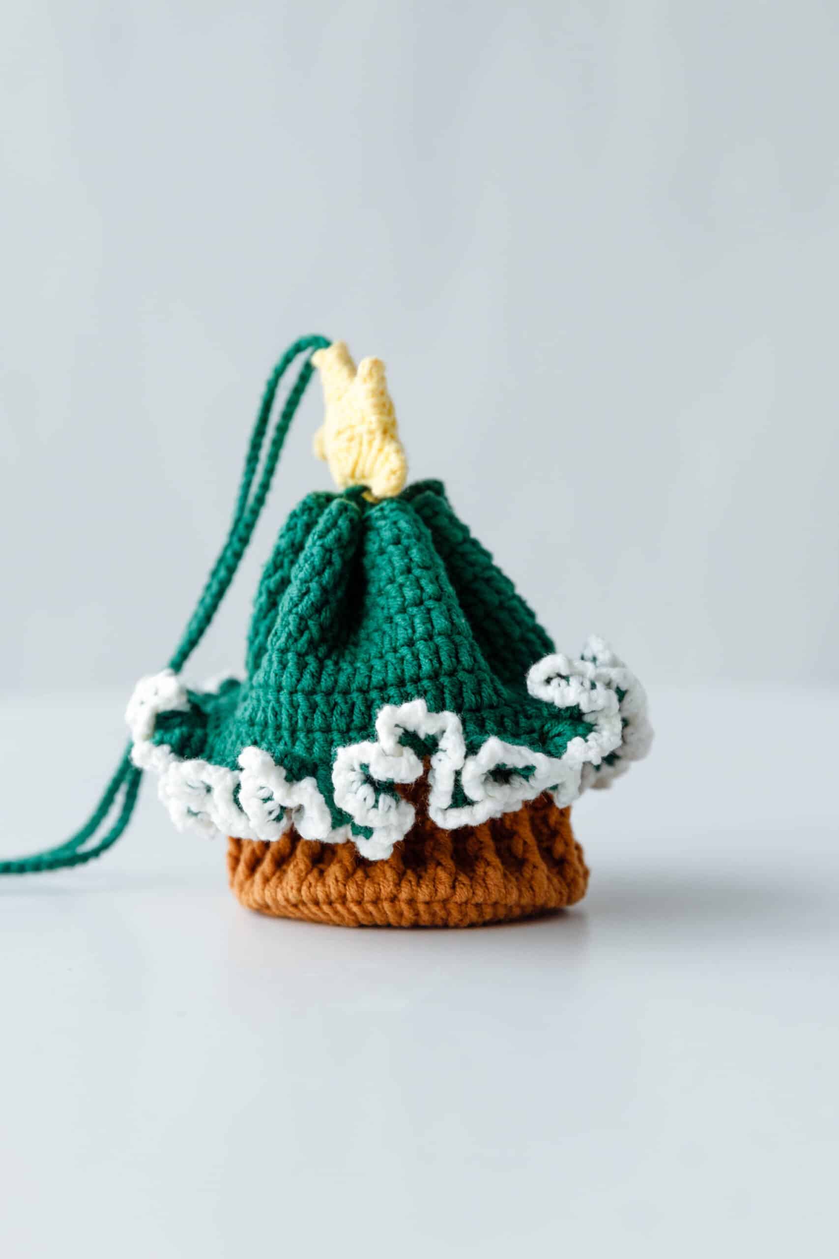 crochet christmas tree mini bag crochet project crochet project detail 5