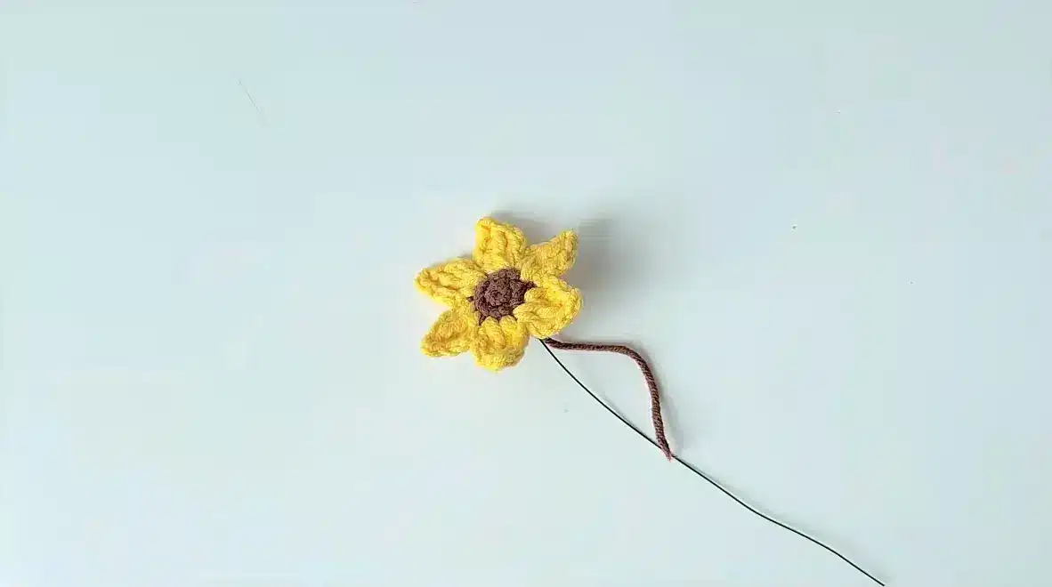 crochet flower basket car hanging crochet project crochet project detail 12