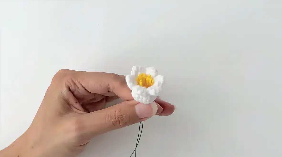 crochet flower basket car hanging crochet project crochet project detail 13