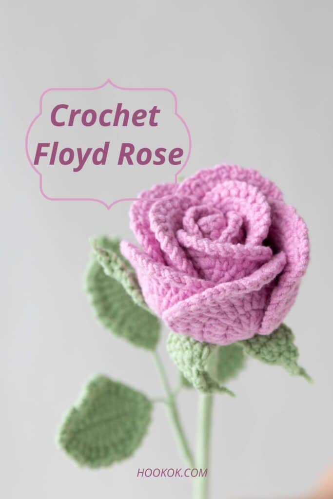 crochet Floyd Rose pattern - featured image