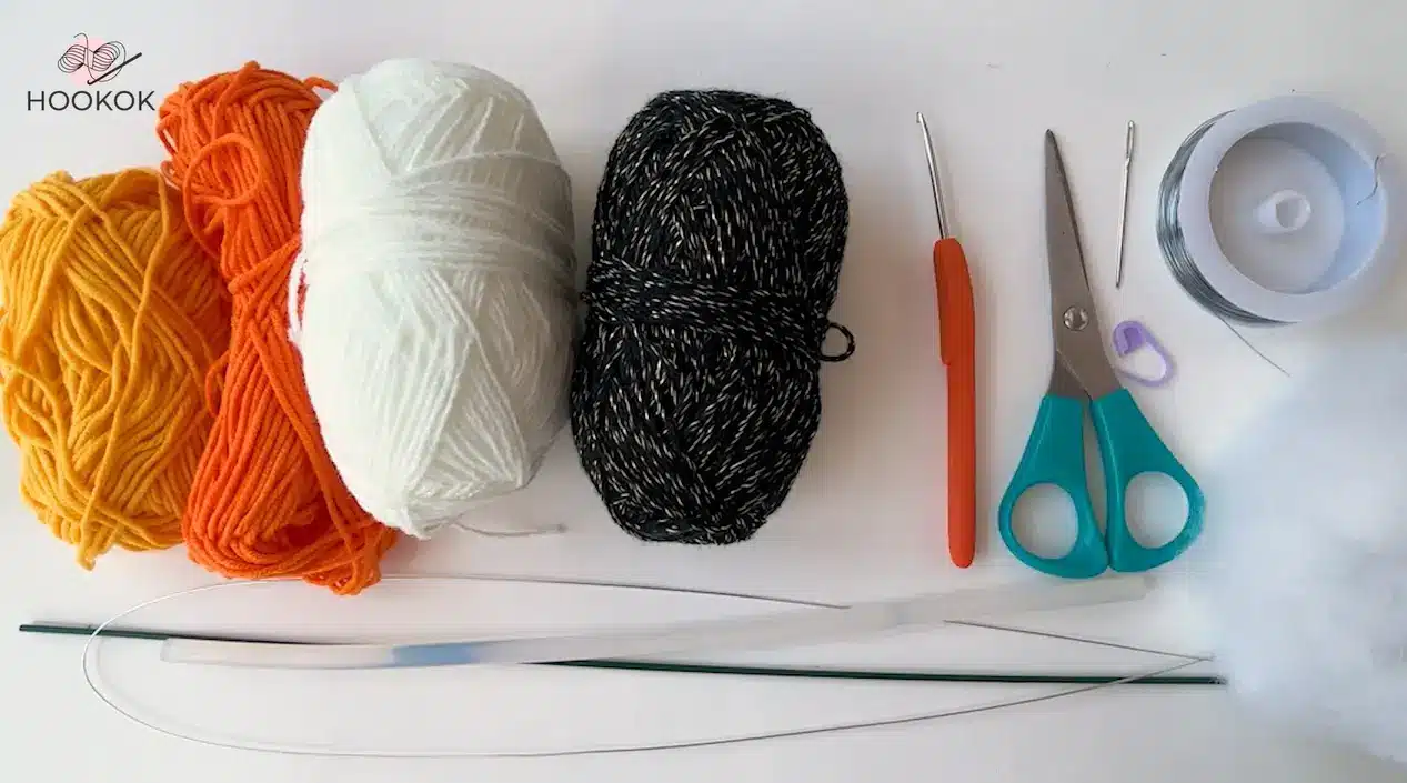 crochet halloween pumpkin bouquet crochet project crochet project detail 4
