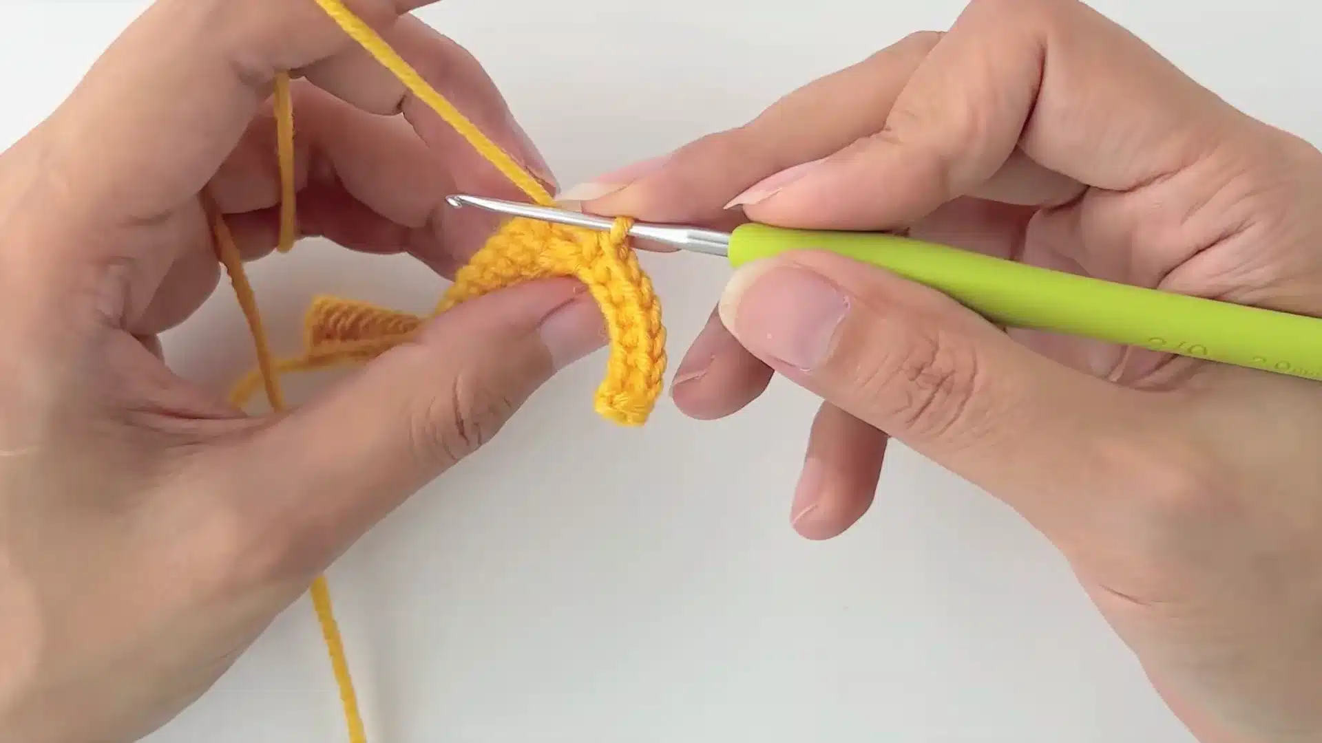 crochet letter E crochet project crochet project detail 4