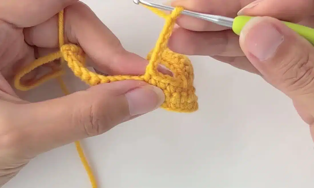 crochet letter E crochet project crochet project detail 7