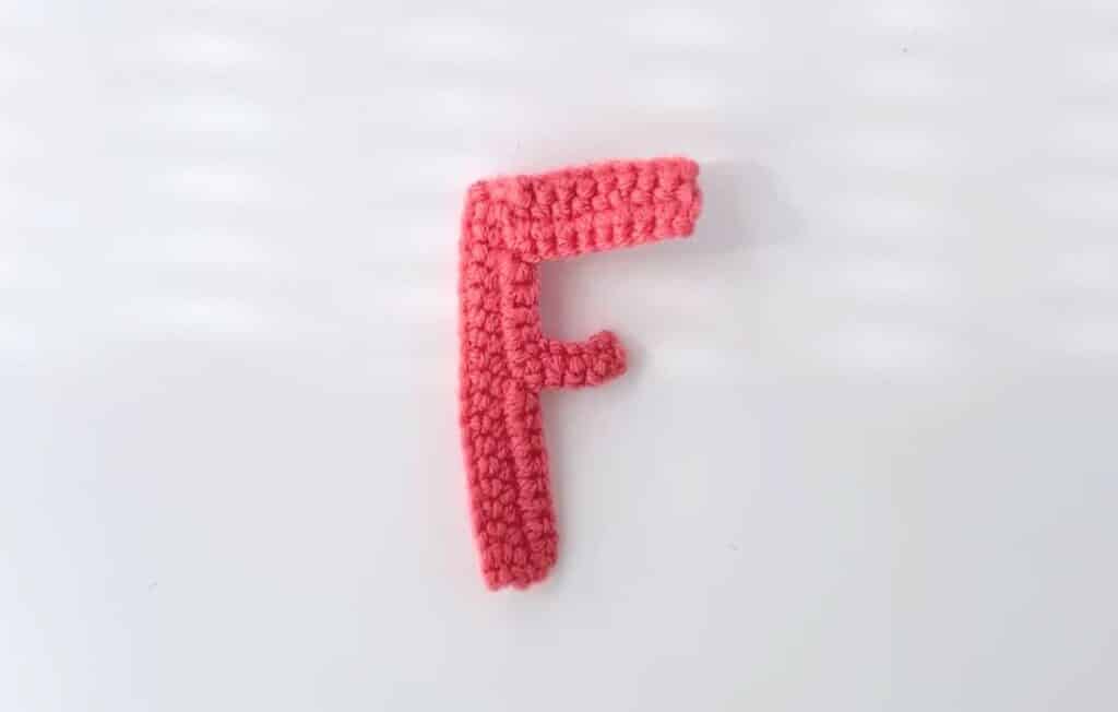 crochet letter f crochet project crochet project detail 1