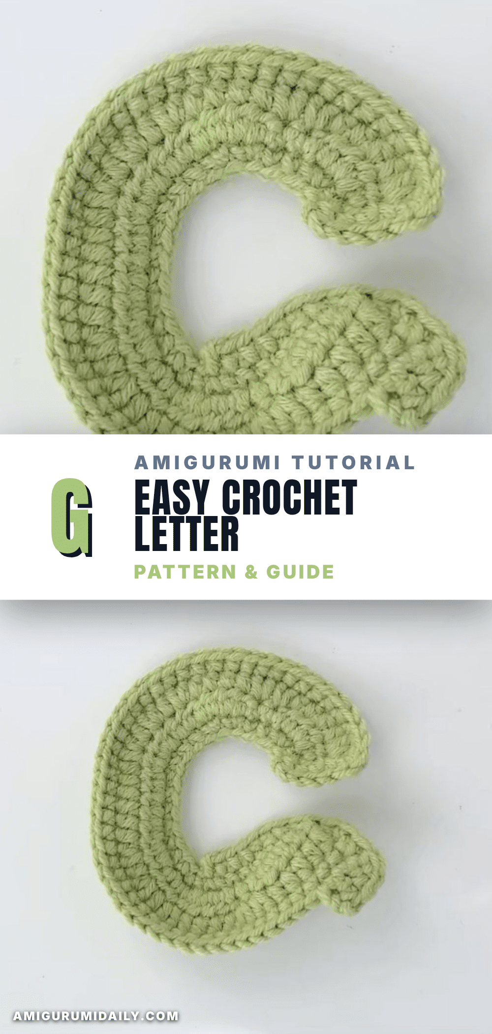 crochet letter g pattern crochet pattern