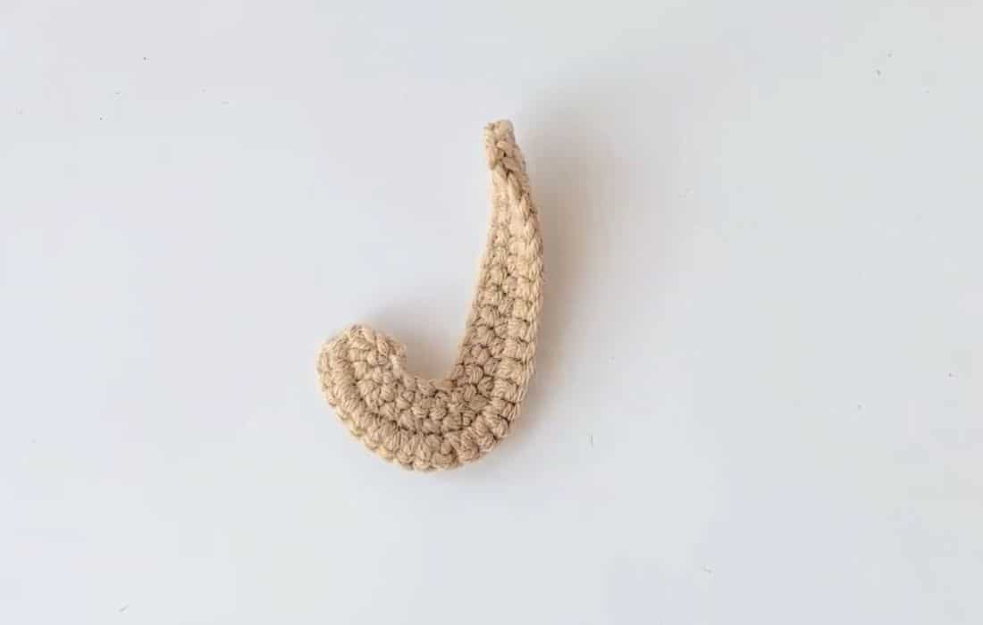 crochet letter J crochet project crochet project detail 2