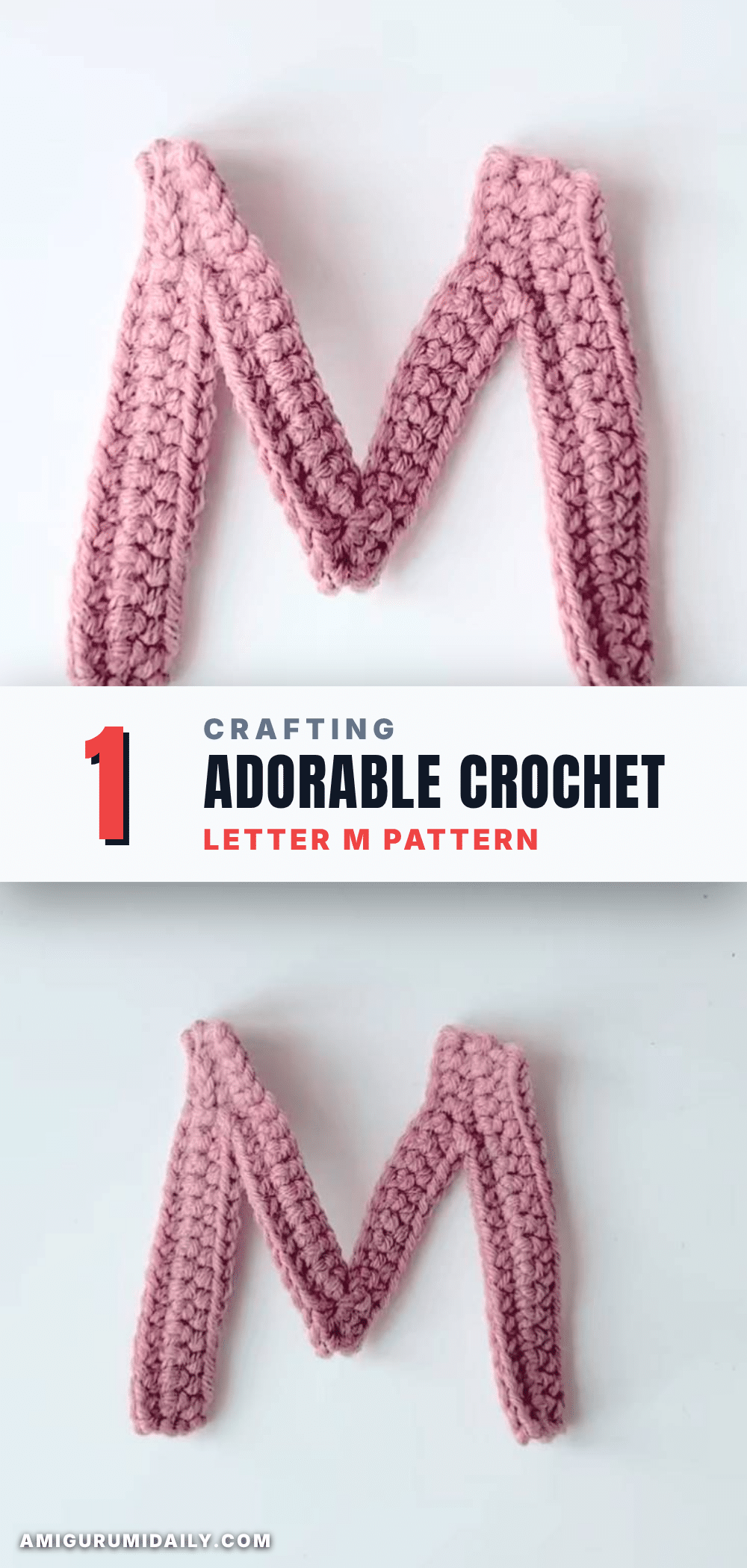 crochet letter m pattern crochet pattern