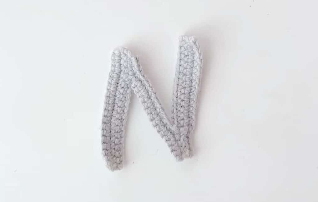 crochet letter n crochet project crochet project detail 1