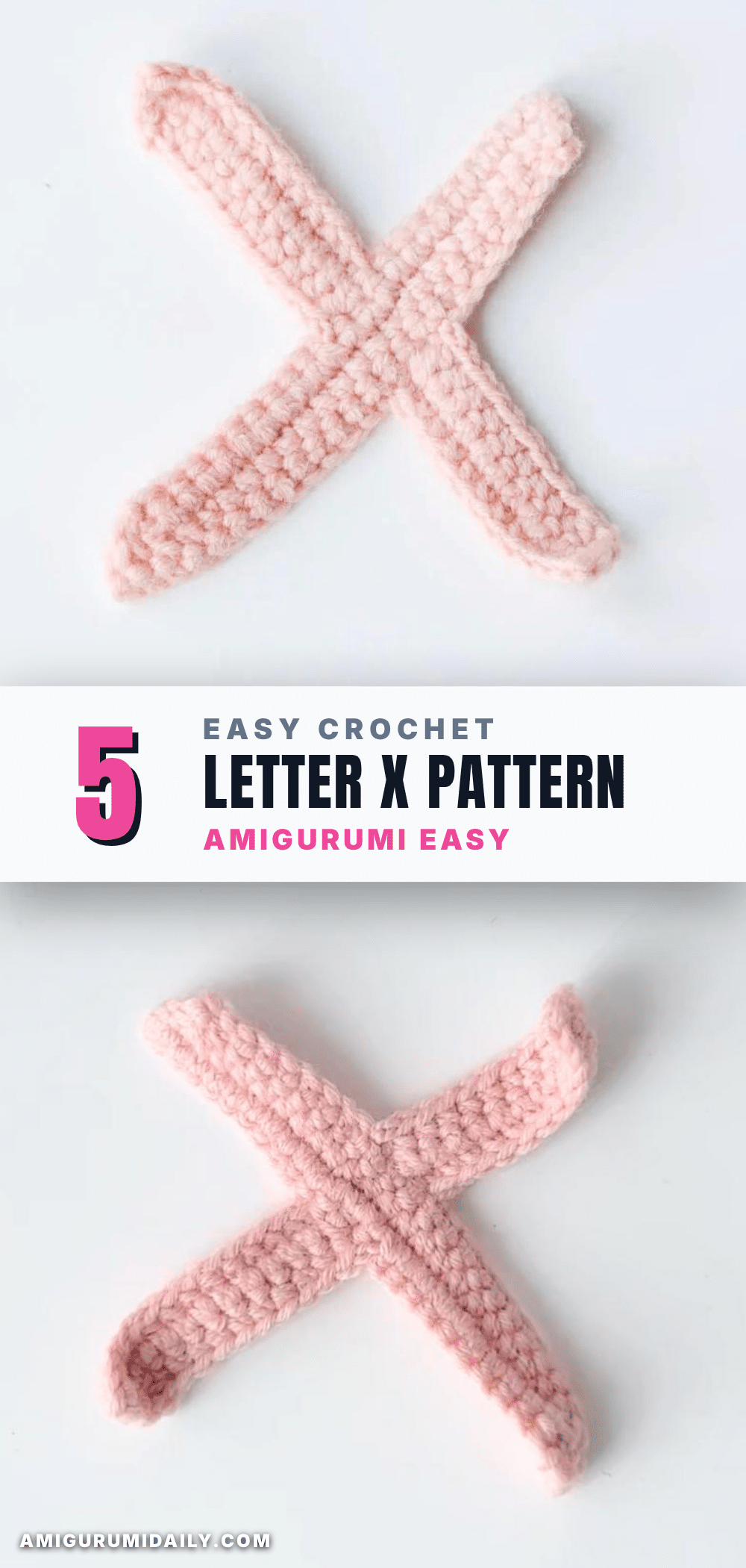 crochet letter x pattern crochet pattern