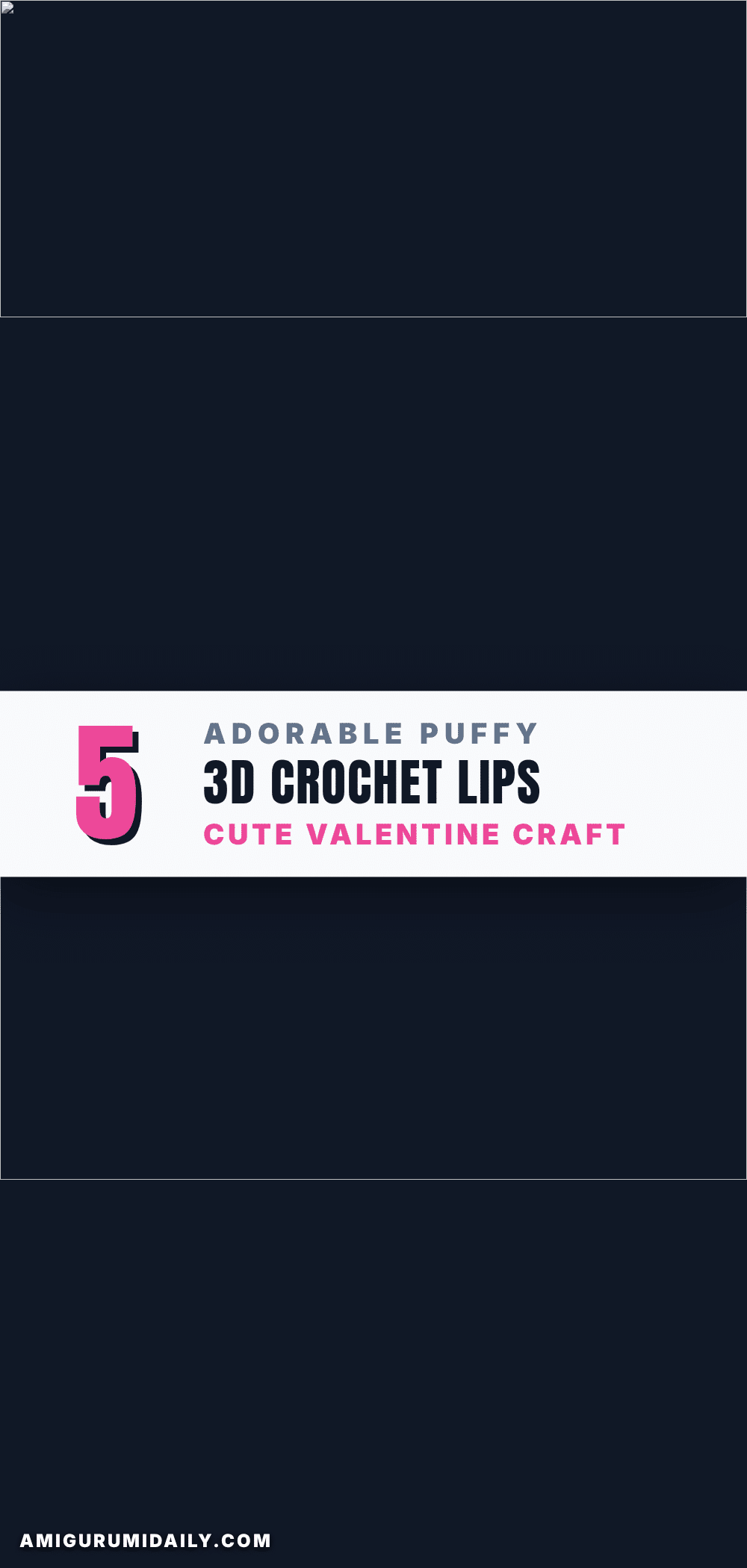 crochet lips pattern crochet pattern