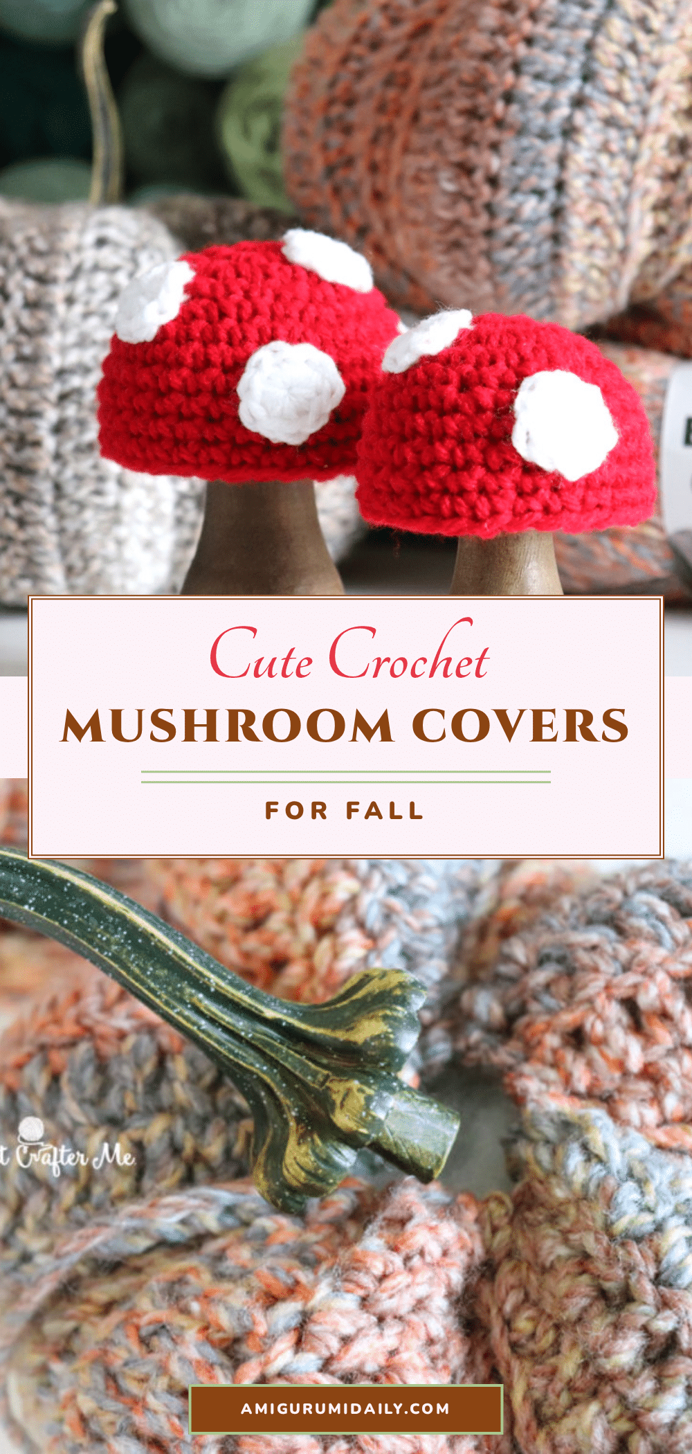 crochet mushroom covers crochet pattern