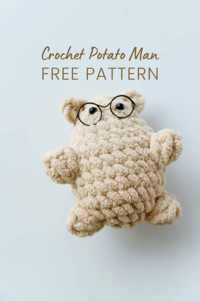 crochet potato man - featured image