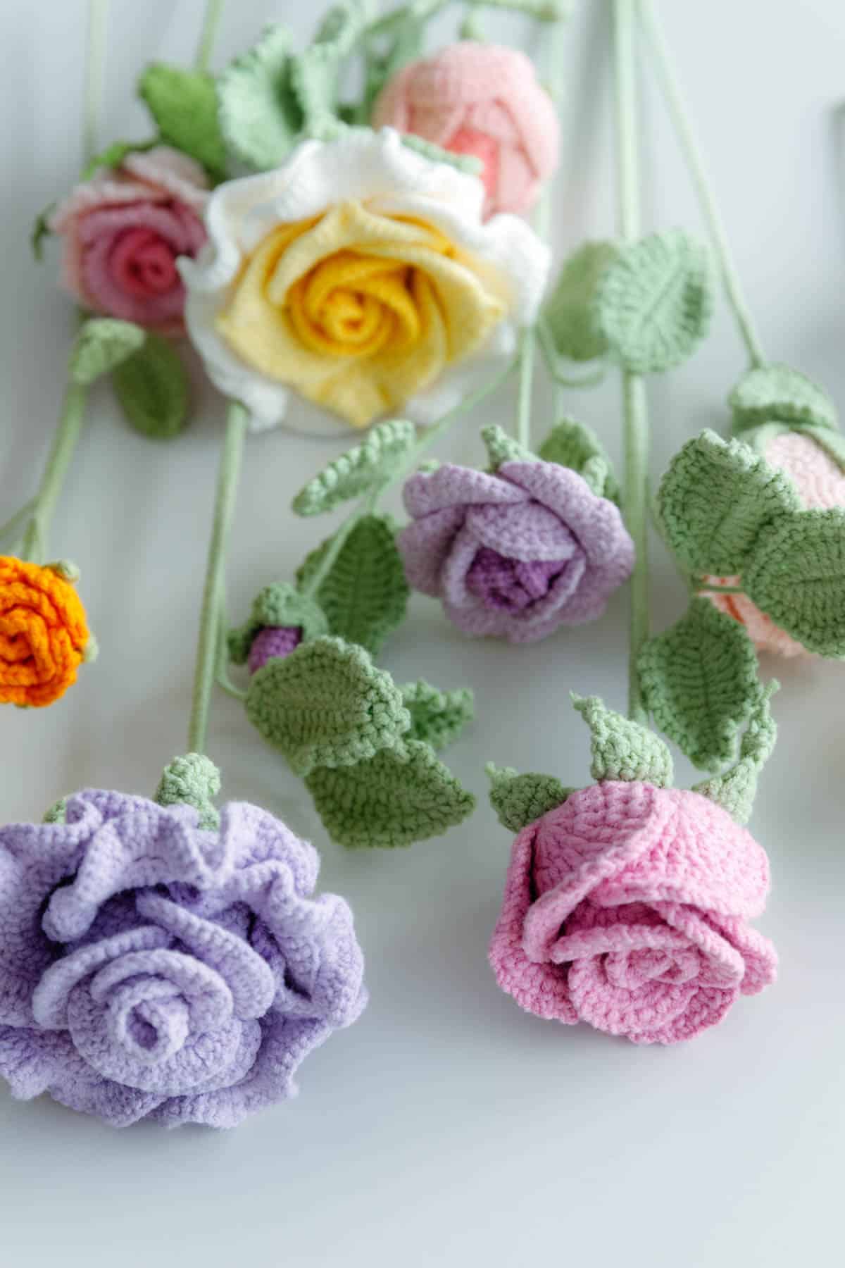 crochet rose patterns crochet project crochet project detail 3