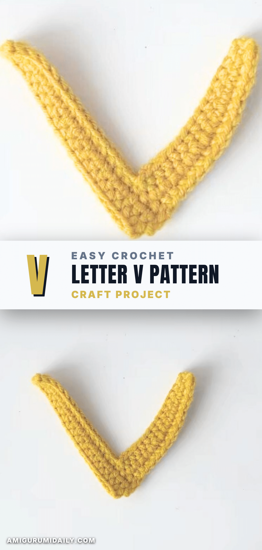 easy crochet letter v pattern crochet pattern