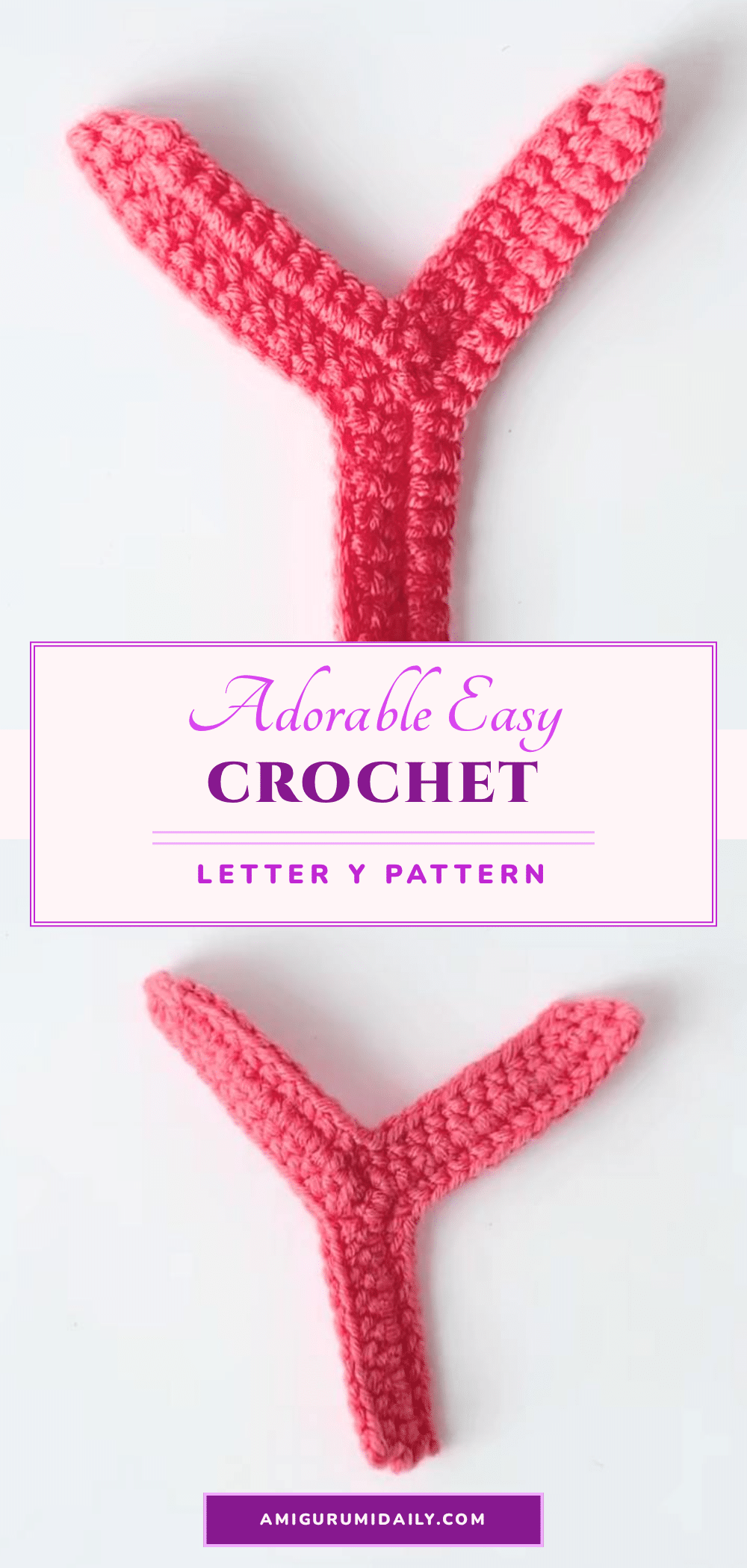 easy crochet letter y pattern crochet pattern