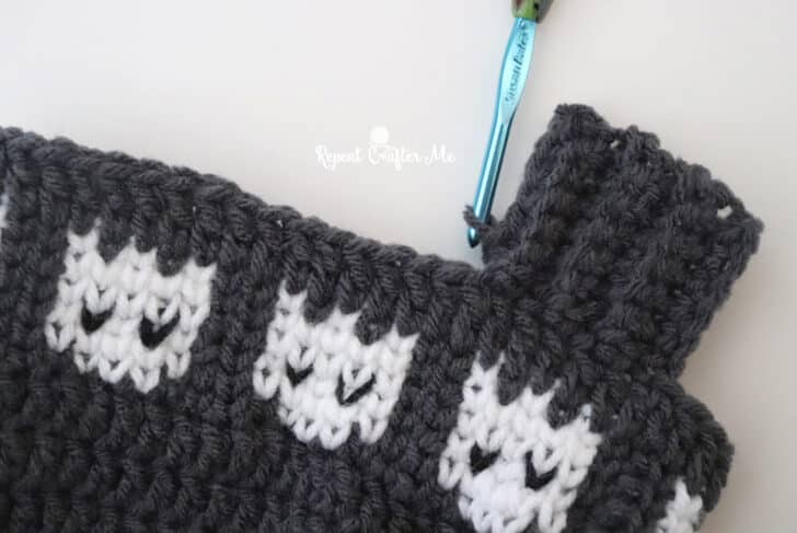 ghosts in a row crochet hat crochet project crochet project detail 11