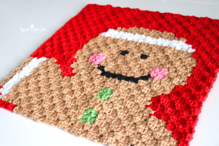 gingerbread man c2c crochet crochet project crochet project detail 4