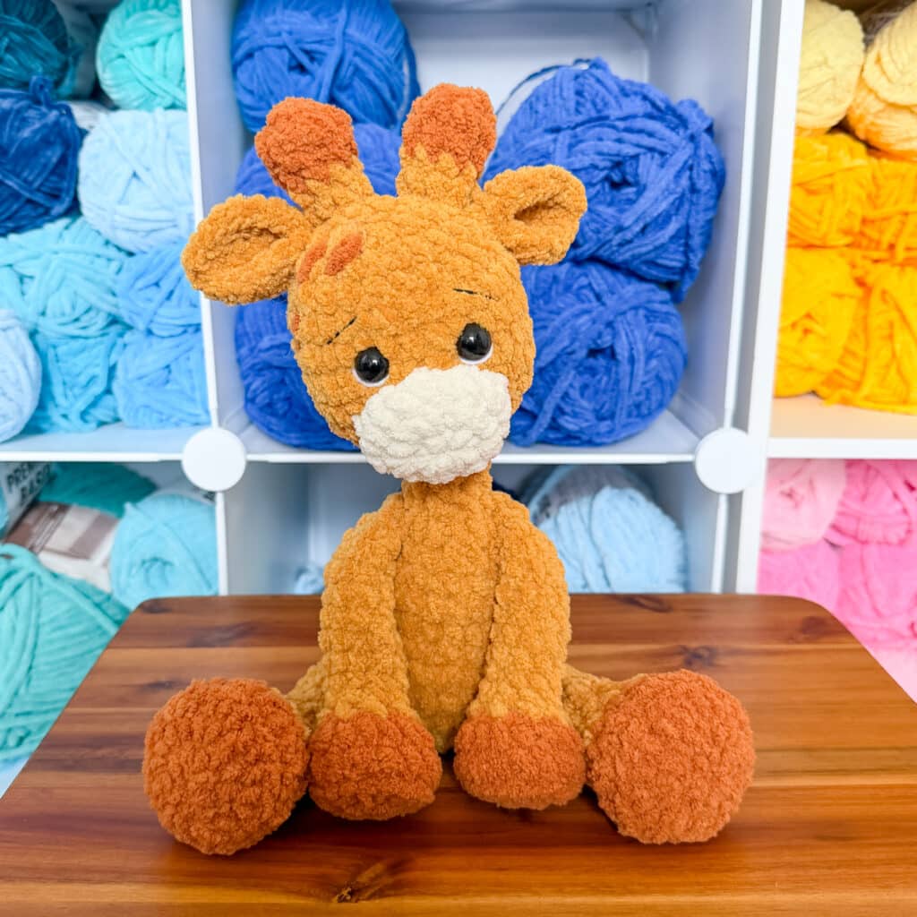 giraffe amigurumi crochet project crochet project detail 1