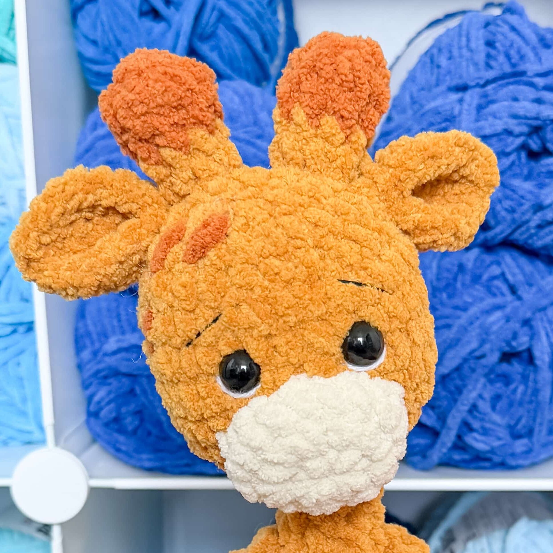 giraffe amigurumi crochet project crochet project detail 3