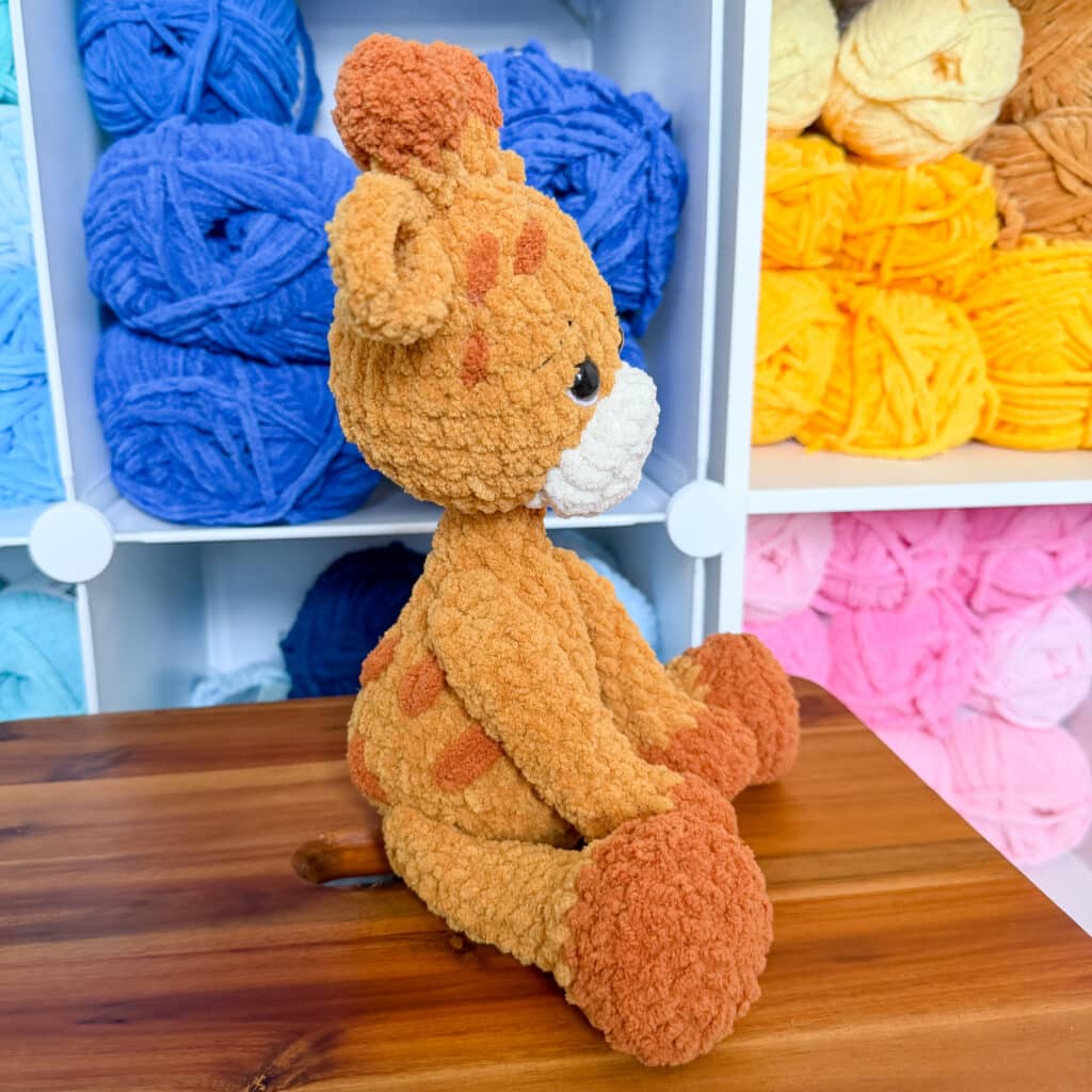 giraffe amigurumi crochet project crochet project detail 4