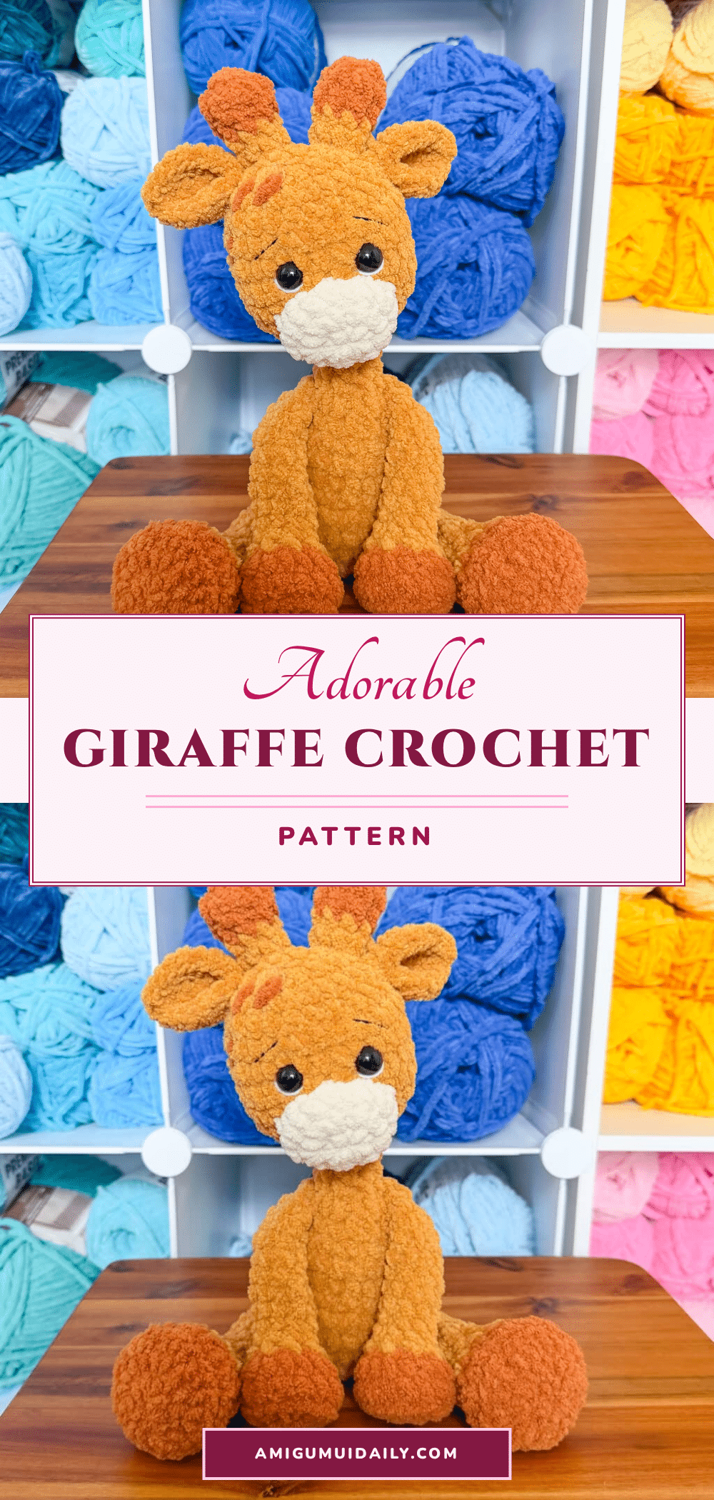 giraffe amigurumi crochet pattern
