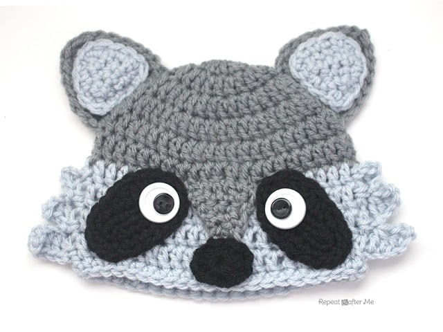 Jimothy Raccoon amigurumi crochet project crochet project detail 7