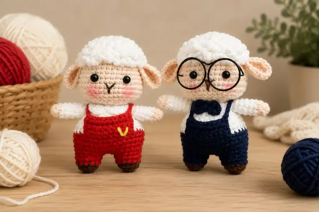 little zodiac sheep crochet pattern - featured image