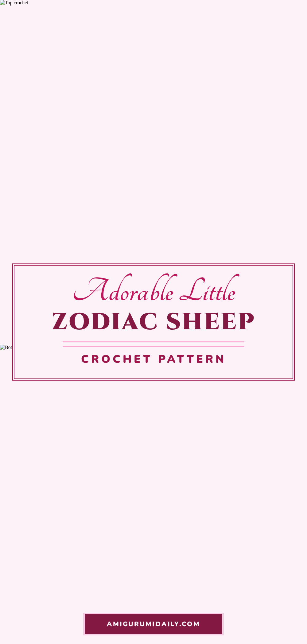 little zodiac sheep crochet pattern crochet pattern