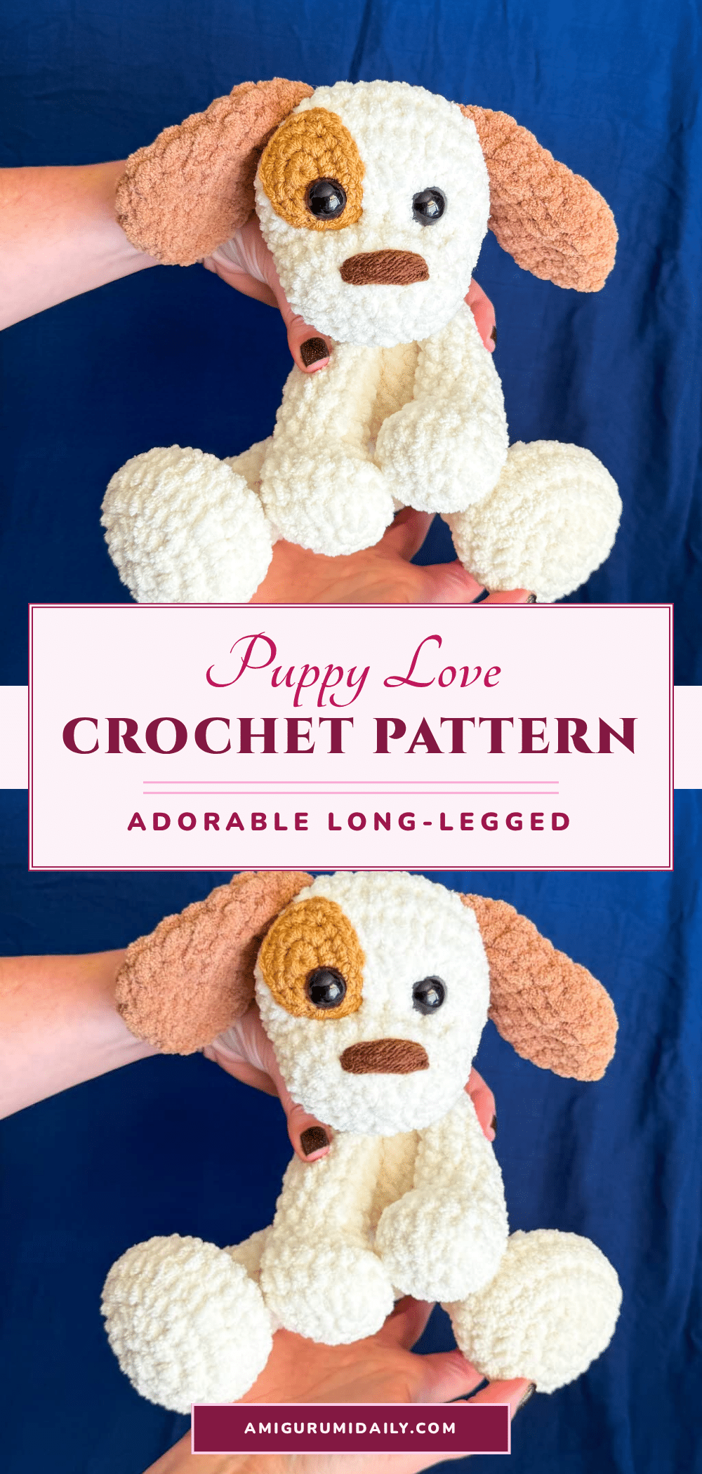 long-legged puppy crochet pattern crochet pattern