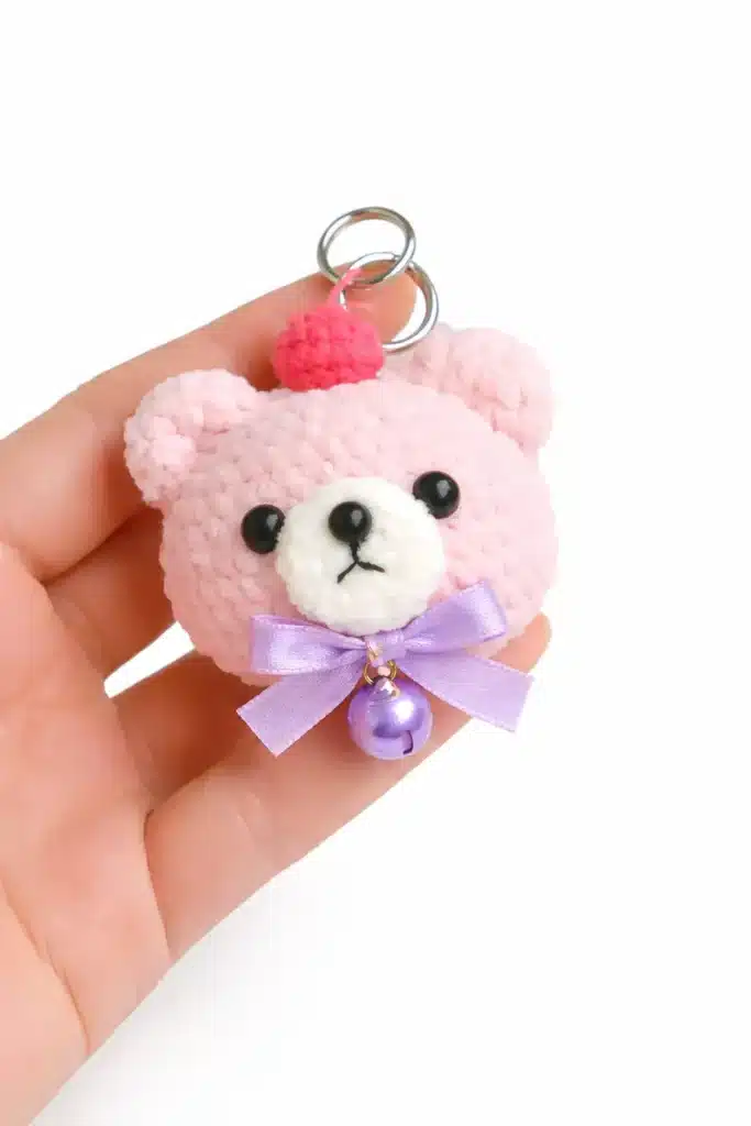 mini bear crochet keychain pattern crochet project crochet project detail 1