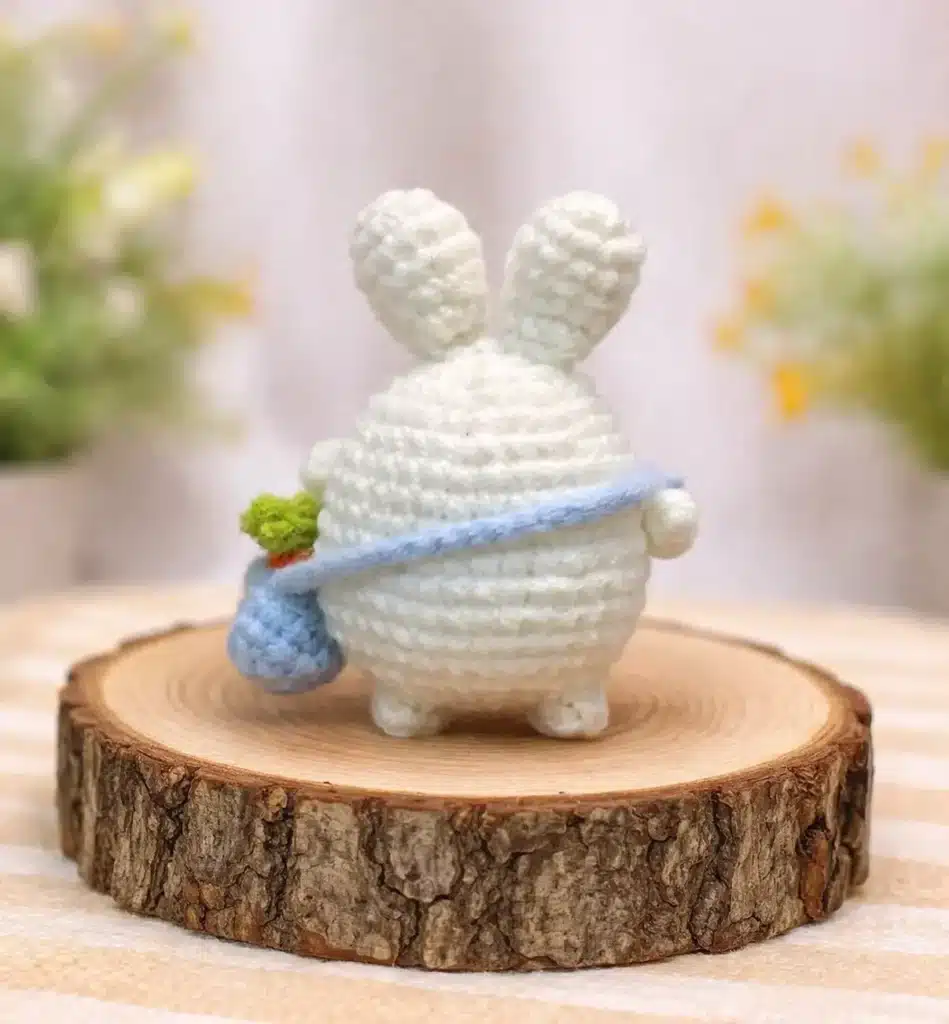 mini bunny with carrot bag crochet project crochet project detail 1