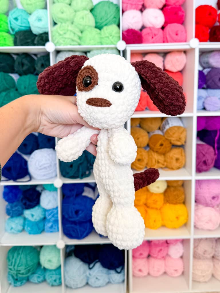 mini puppy snuggler crochet project crochet project detail 3
