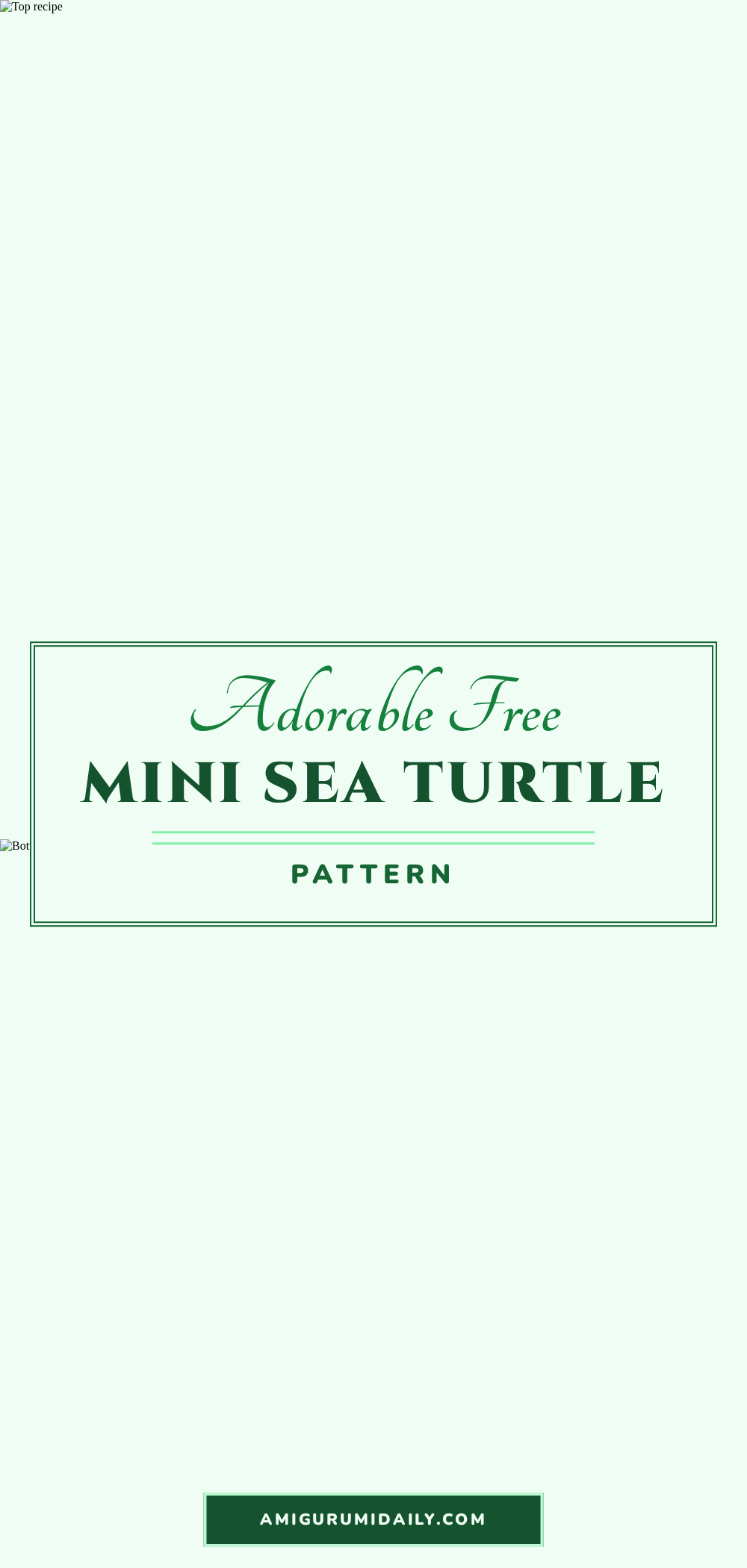 mini sea turtle crochet pattern crochet pattern
